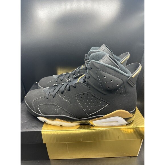 Air Jordan 6 Retro DMP 2020 Metallic Gold Black CT4954-007 Men’s Size 12 VNDS OG main image 8